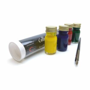 Callistick - tube de calligraphie 4 couleurs et porte plume